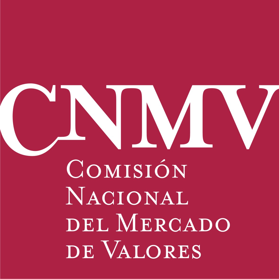 Logo CNMV granate
