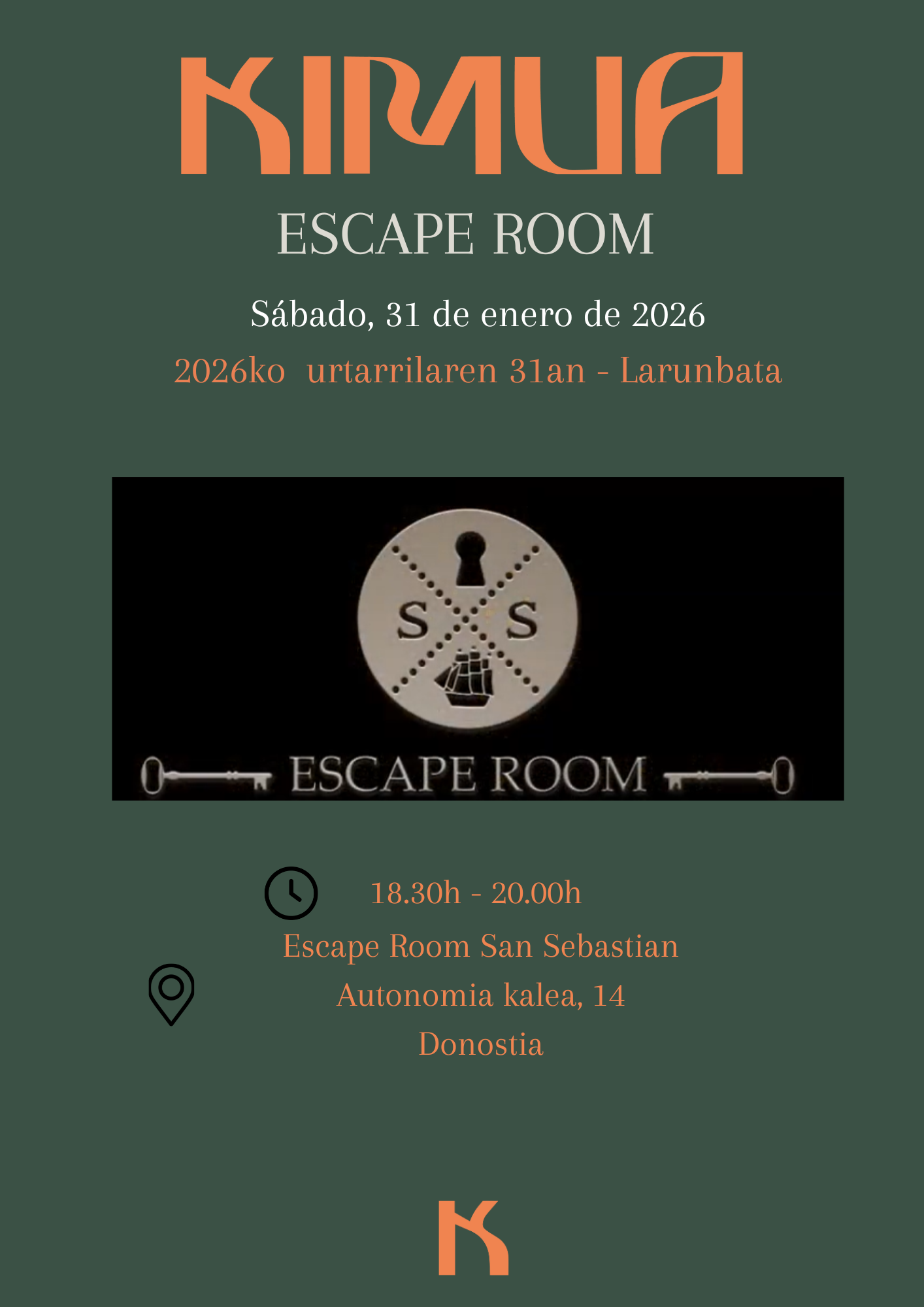 2026 Escape Room donostia